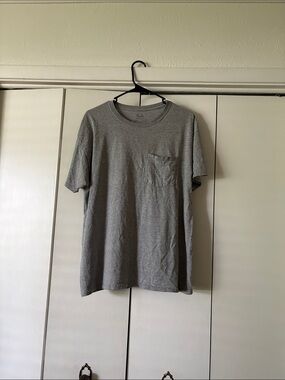 Crew Neck T-Shirt - Gray